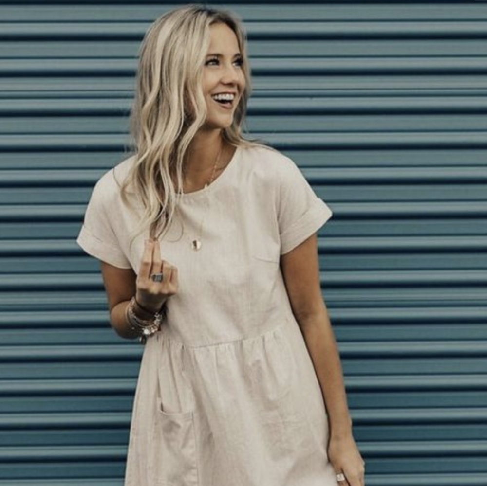 Rolee Yellow Pinstripe Lucas Dress